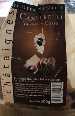 Canistrelli front packaging