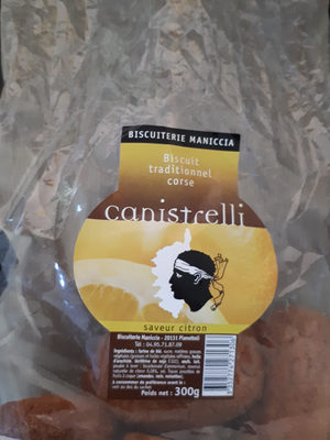 Canistrelli saveur citron