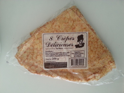 Crêpes délicieuses pur Beurre