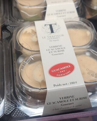 Verrine guacamole et surimi