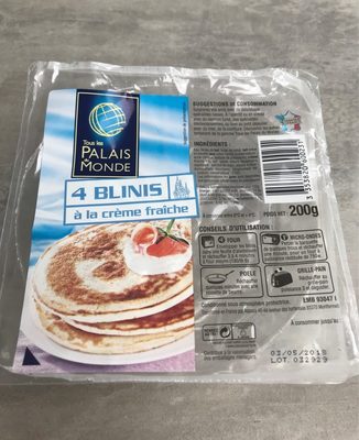 Blinis à la crème fraîche