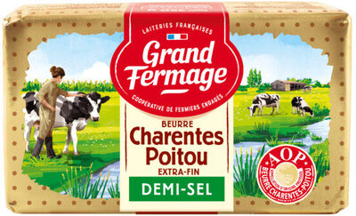 Beurre plaquette AOP demi-sel