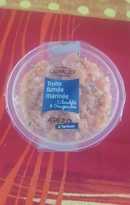 truite fumée marinée