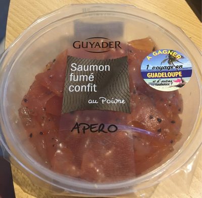 Saumon fume confit au poivre