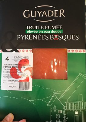 Truite fumée élevée en eau douce Pyrénées Basques