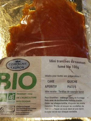 Mini tranches saumon fumé bio