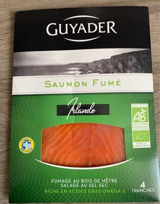 Saumon fumé front packaging