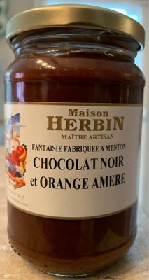 Chocolat noir et Orange amère front packaging