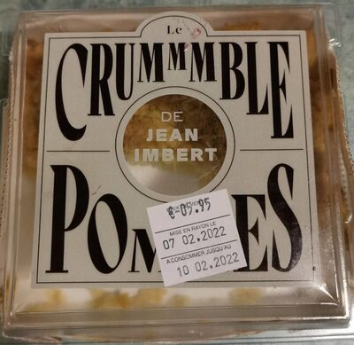 Crumble de Jean Imbert