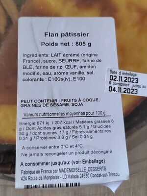 Flan pâtissier
