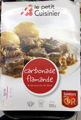 Carbonade flamande et ses pommes de terre front packaging