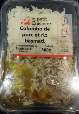 Colombo de porc et riz basmati