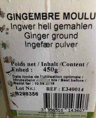 Gingembre Moulu