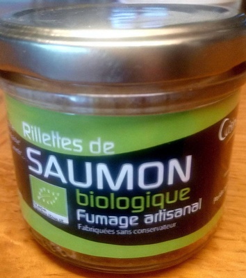 Rillettes de saumon biologique fumage artisanal