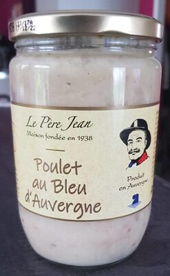 Poulet au Bleu d'Auvergne front packaging