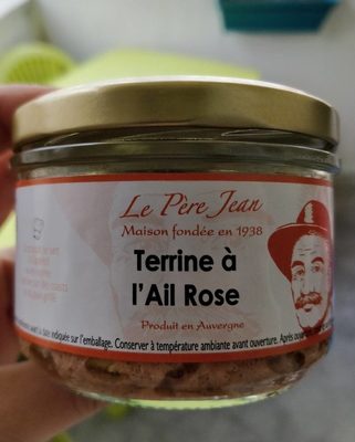 Terrine à l ail rose
