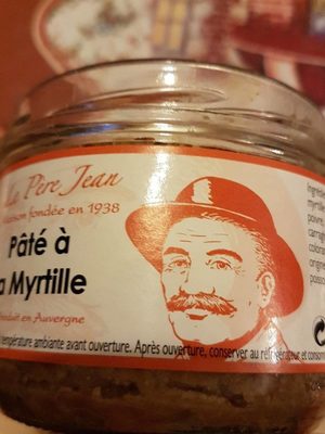 Pâté à la myrtille