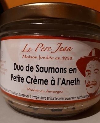 Duo de saumons en petite crème à l'aneth front packaging