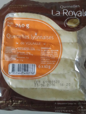 Quenelles lyonnaises de volaille