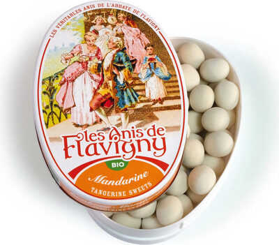 Boite ovale mandarine bio