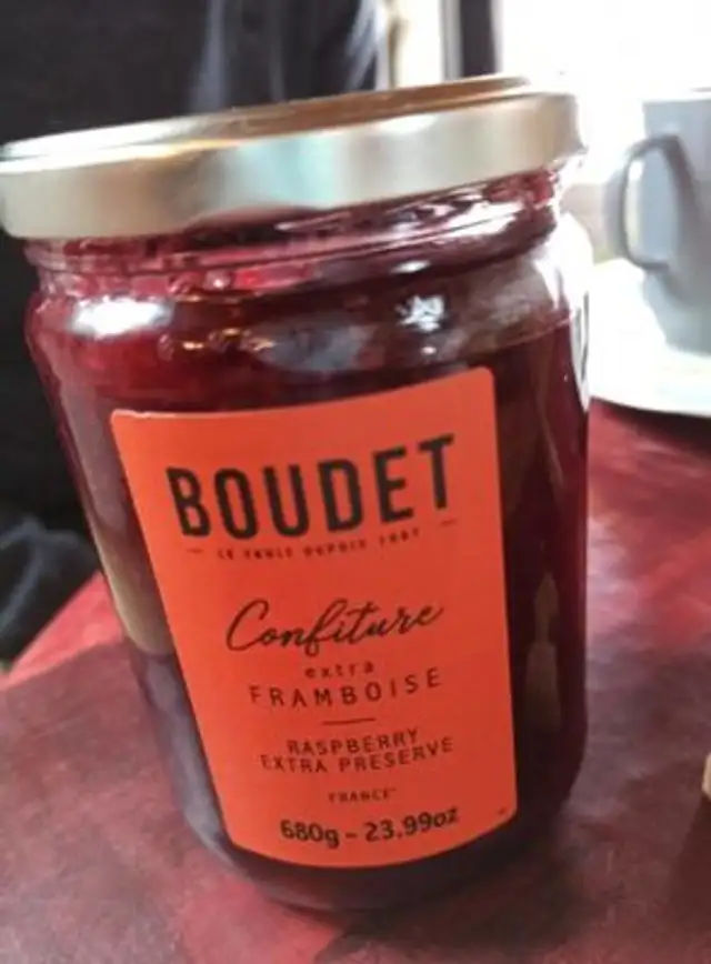 Confiture extra Framboise front packaging