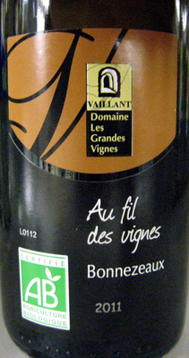 Bonnezeaux AOC 2011 Bio Domaine les grandes vignes
