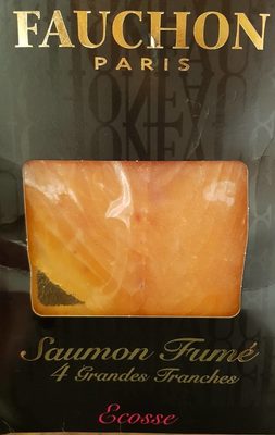 Saumon fumé front packaging