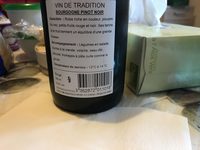 Pinot noire vin de Bourgogne 