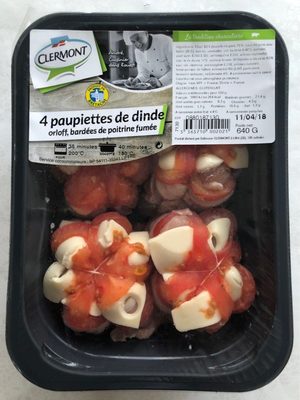 4 paupiette de dinde front packaging
