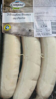 3 boudins blancs au porto