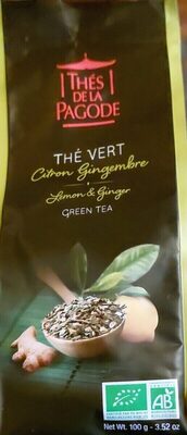 Thé vert citron gingembre