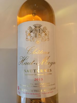 Vin blanc « Sauternes »