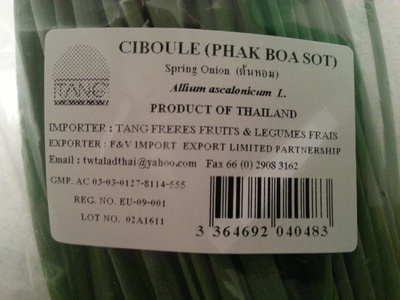 Ciboule (Phaak Boa Sot)