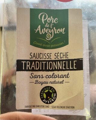 Saucisse seche superieure aveyron