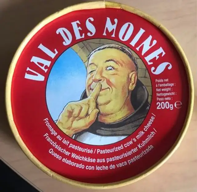 Fromage au lait pasteurisé front packaging