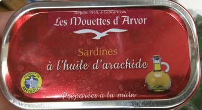 Sardines à l'huile d'arachide