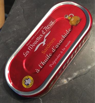 Sardines à l'huile d'arachide