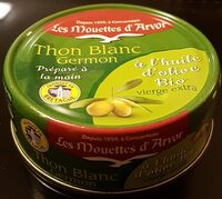 Thon Blanc Germon à l'huile d'olive bio vierge extra
