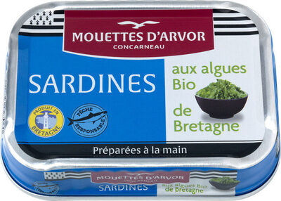 Sardines aux algues Bio de Bretagne