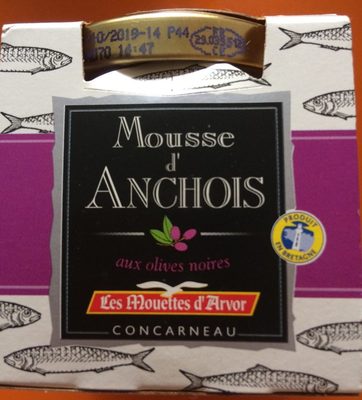 Mousse d'Anchois aux alges noires
