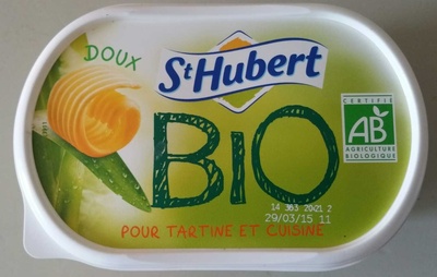 St Hubert Bio (Doux, Tartine et Cuisine), (58 % MG)