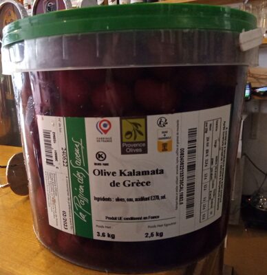 Olives Kalamata de Grèce