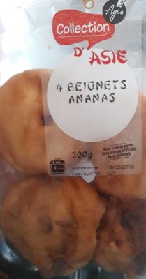 4 Beignets d’ananas