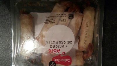 6 bricks de crevette front packaging