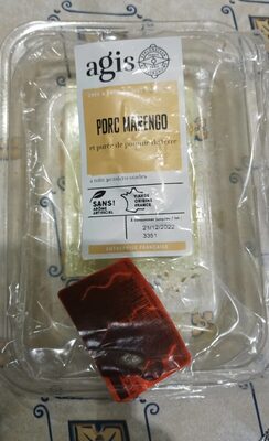 Porc Marengo et purée de pommes de terre