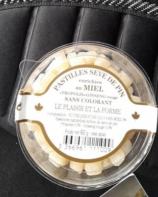 Pastilles sève de pin enrichies au miel