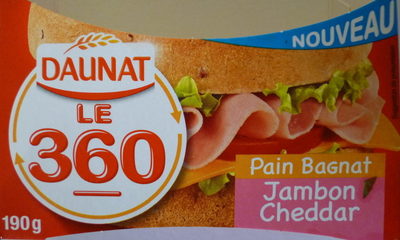 Le 360 Jambon Cheddar Sauce Burger