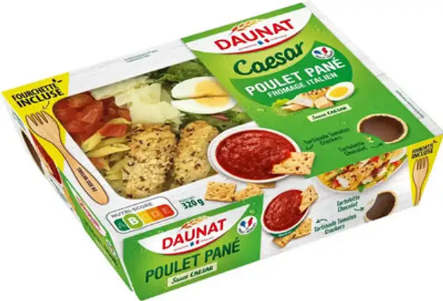 Caesar poulet oeuf & grana padano front packaging