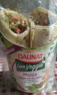 Love veggie mozza légumes du soleil sauce pesto