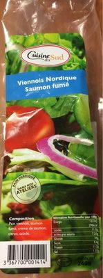 Sandwich viennois nordique saumon fumé